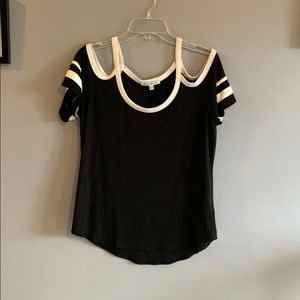 Express cold shoulder tee